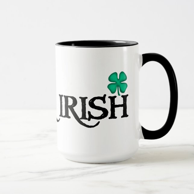 Taza Gran paro combinado irlandés negro (Derecha)