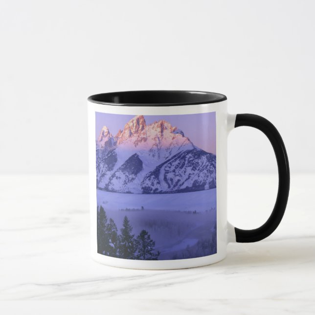 Taza GRAN PARQUE NACIONAL TETON, WYOMING. EE.UU. Niebla (Derecha)