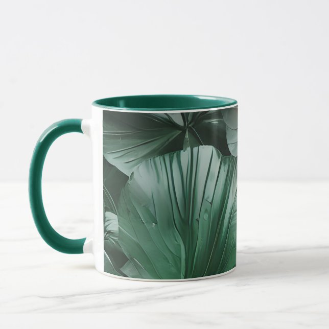 Taza Gran patrón de plomo oscuro (Izquierda)