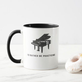 Taza Gran Piano Gracioso Pianista Profesor de Piano