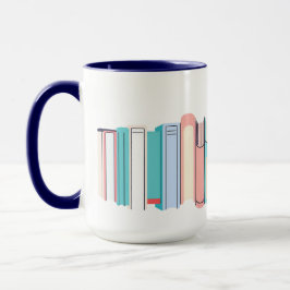 Taza Gran pila de libros