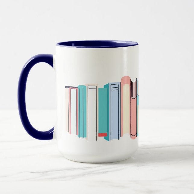 Taza Gran pila de libros (Izquierda)
