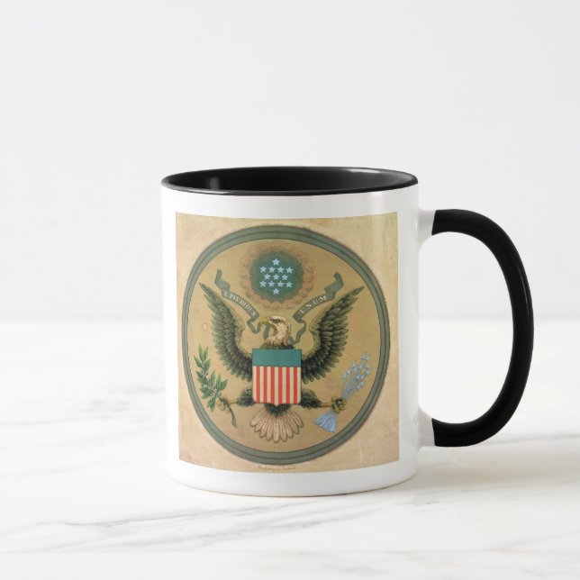 Taza Gran sello de los Estados Unidos, c.1850 (Derecha)
