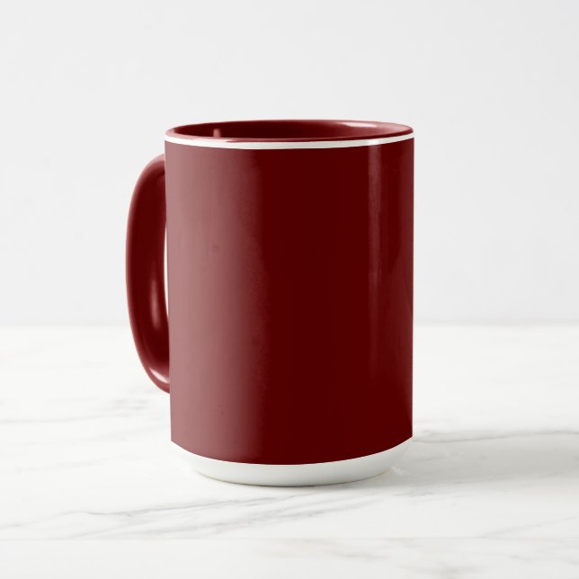 Taza Granate-granate simplemente elegante  (Anverso izquierdo)