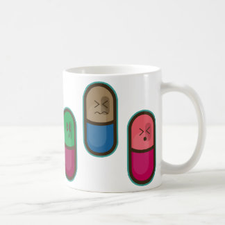 taza grande de las píldoras