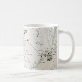 Taza grande del mapa de la curva (Tejas)
