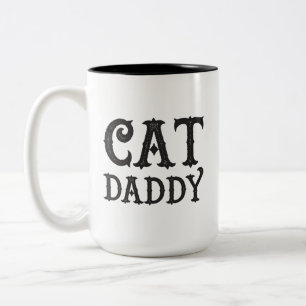 Taza grande del papá del gato