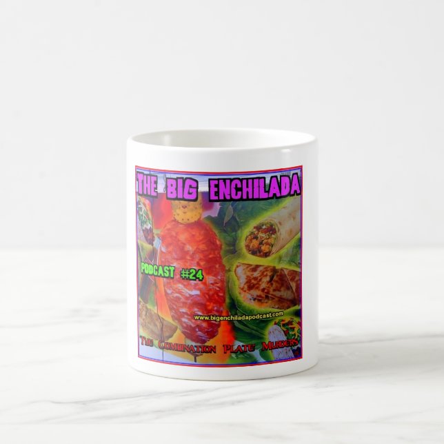Taza grande del podcast del Enchilada (Centro)