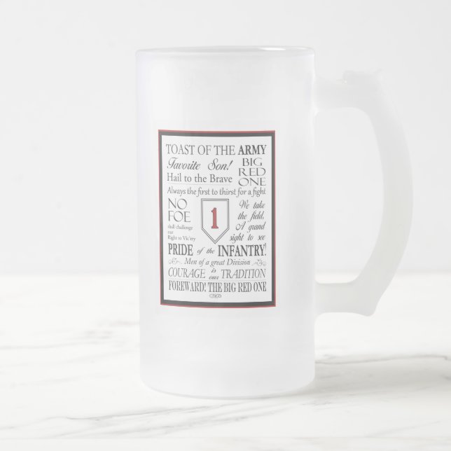 Taza grande escarchada de la canción del rojo uno (Derecha)