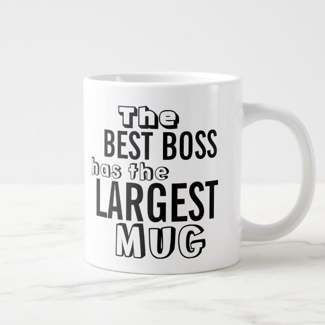 Taza grande grande de la mejor cita divertida de (Derecha)