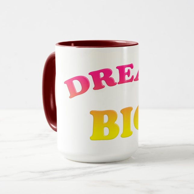 Taza Grande ideal. Texto divertido de la pendiente (Anverso izquierdo)