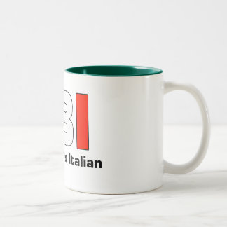Taza grande italiana llena de la papá del FBI