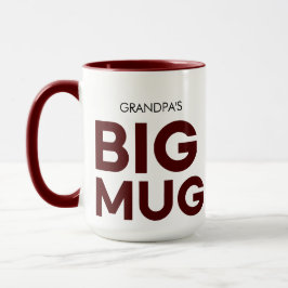 Taza Grande Marrón | Taza Enorme | Abuelo's