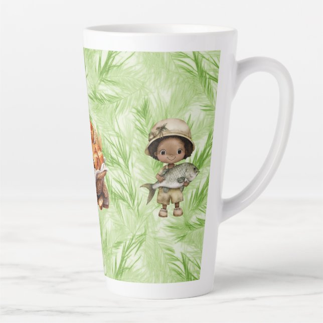Taza grande para latte Amazing Loaves and Fishes (Derecha)