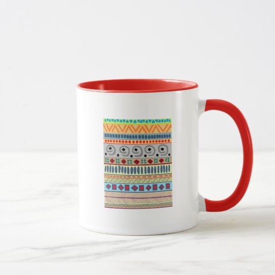 Taza grande tribal del campanero de los Andes