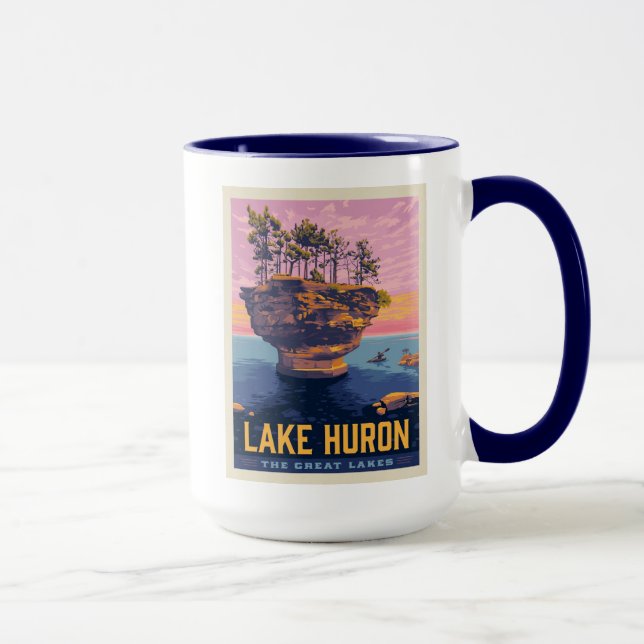 Taza Grandes Lagos | Lago Huron (Derecha)