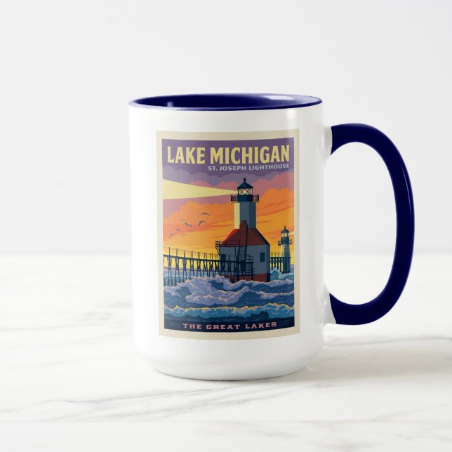 Taza Grandes Lagos | Lago Michigan (Derecha)