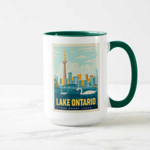 Taza Grandes Lagos Lago Ontario