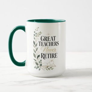 Taza Grandes Maestros Nunca Se JubilAn Nombre Personali