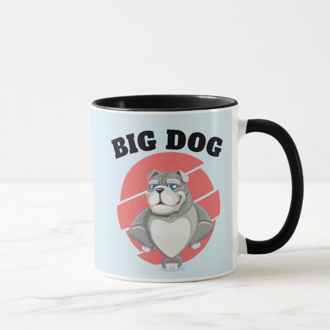 TAZA GRANDES NAVIDADES DE PERRO CAFÉ MUG (Derecha)