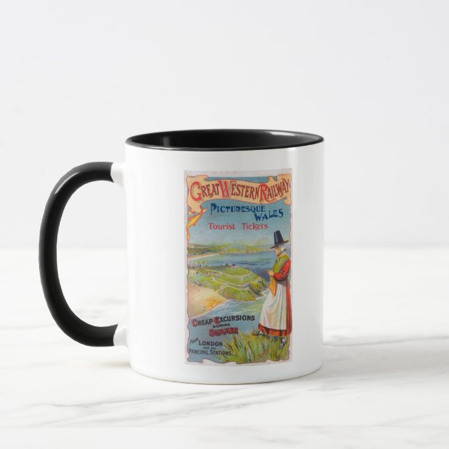 Taza Grandes viajes de promoción al oeste de los ferroc (Izquierda)
