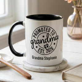 Taza Grandma Announcement Mug Gift