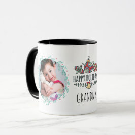 Taza GRANDMA FOTO MUG - Navidades regalos nietos fotos