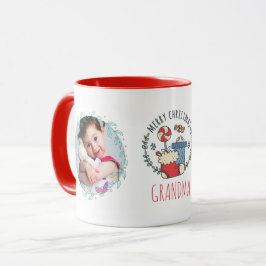 Taza GRANDMA FOTO MUG - Navidades regalos nietos fotos