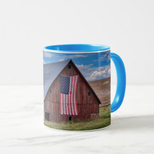 Taza Granero con la bandera americana el   Colfax,