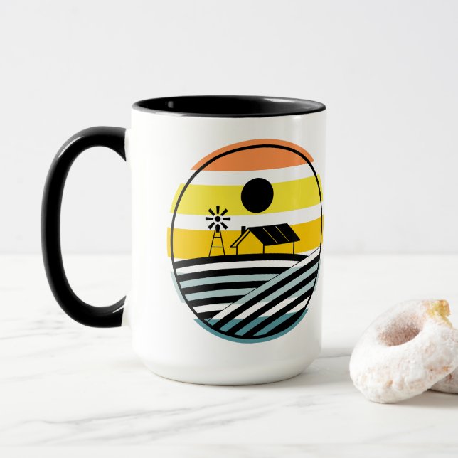 Taza Granja (Con donut)