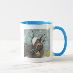 Taza Granja de cabra gris vivo
