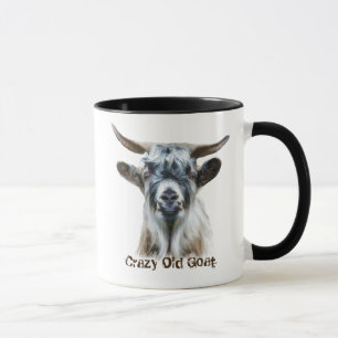 Taza Granja de cabras locas humor de animales