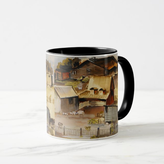 Taza Granja de Iowa Vida de granja de Ruth Ziegler  (Anverso derecho)