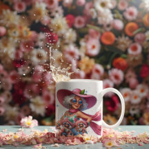 Granja Roller Babe - Gorra rosa Mug Personalizable