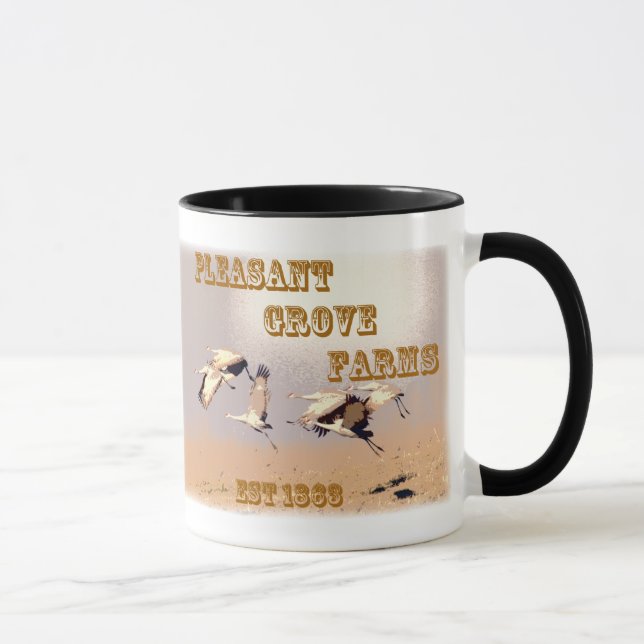 Taza Granjas agradables de la arboleda (Derecha)