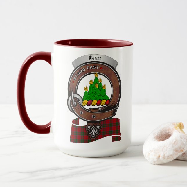 Taza Grant Clan Badge Combo 15oz Mug (Con donut)