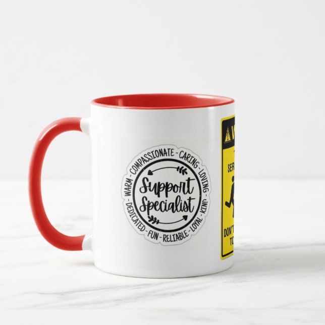Taza Grappige mok voor de application specialist (Izquierda)