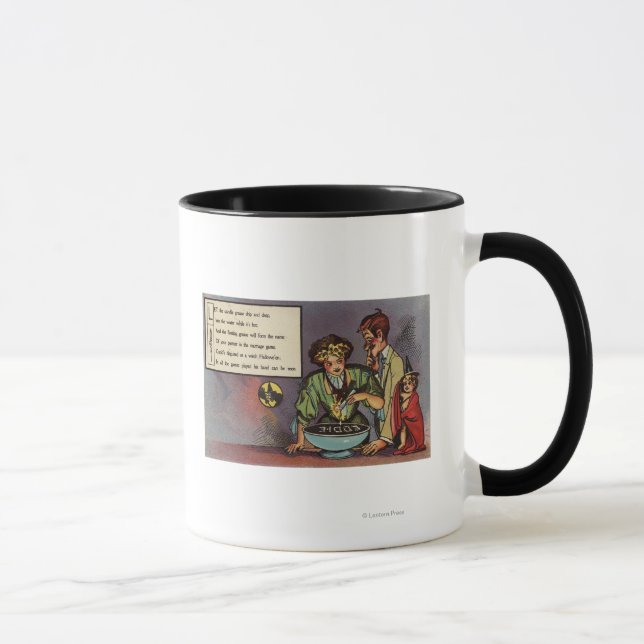 Taza Grasa de Velas de Halloween (Derecha)