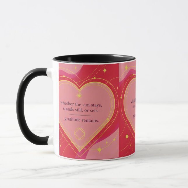 Taza Gratitud Permanece: Amor & Intención | Inspiration (Izquierda)