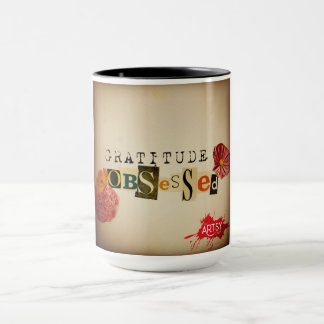 Taza Gratitude Obssed Coffee Mug