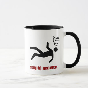 Taza Gravedad Estúpida - Atrevido Payaso de Acrobacias