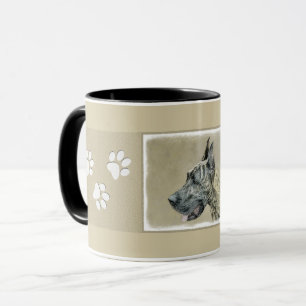 Taza Great dane (Brindle) que pinta - arte original del