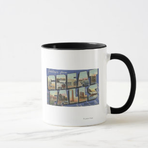 Taza Great Falls, Montana - escenas grandes 2 de la