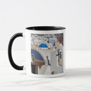 Taza Grecia e isla griega de Santorini pueblo de Oia 5