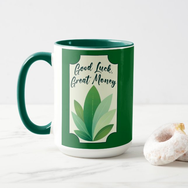 Taza Green Botanical St Patrick’s Day Shirt – caneca (Con donut)