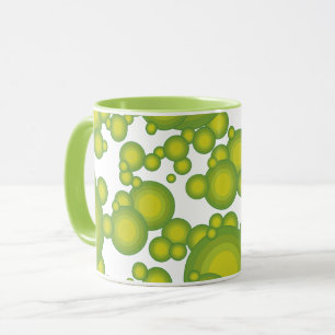 Taza Green bubbles mug