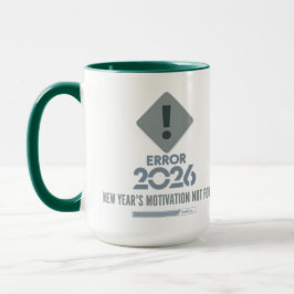 Taza Green Combo Funny Error 2026 Two-Tone Mug