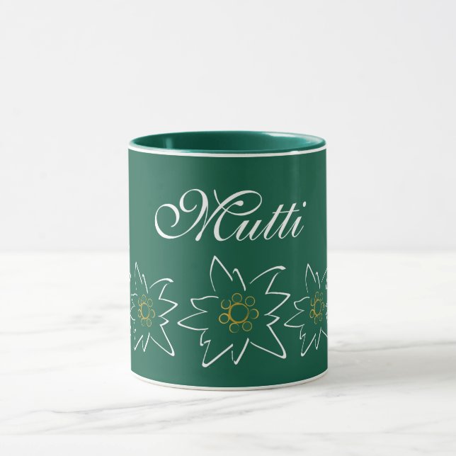 Taza Green Edelweiss Flower Mug (Centro)