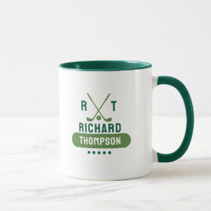Taza Green Golf Mug for Guay Golfers