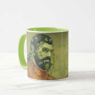 Taza Green Man Knight